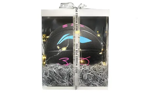 LiNing Li Ning PU Basketball Material Wear-Resistant Signature Black No. 7 Training National Bank Edition
