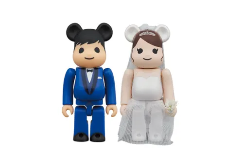 BE@RBRICK Marriage 4 PLUS trendy doll 100%400% 7cm/28cm
