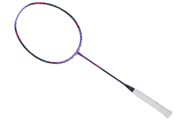 Li Ning Fengying 500 Badminton Rackets Offensive Type Heavy Head, Stiff Shaft Upper Class 675mm Purple