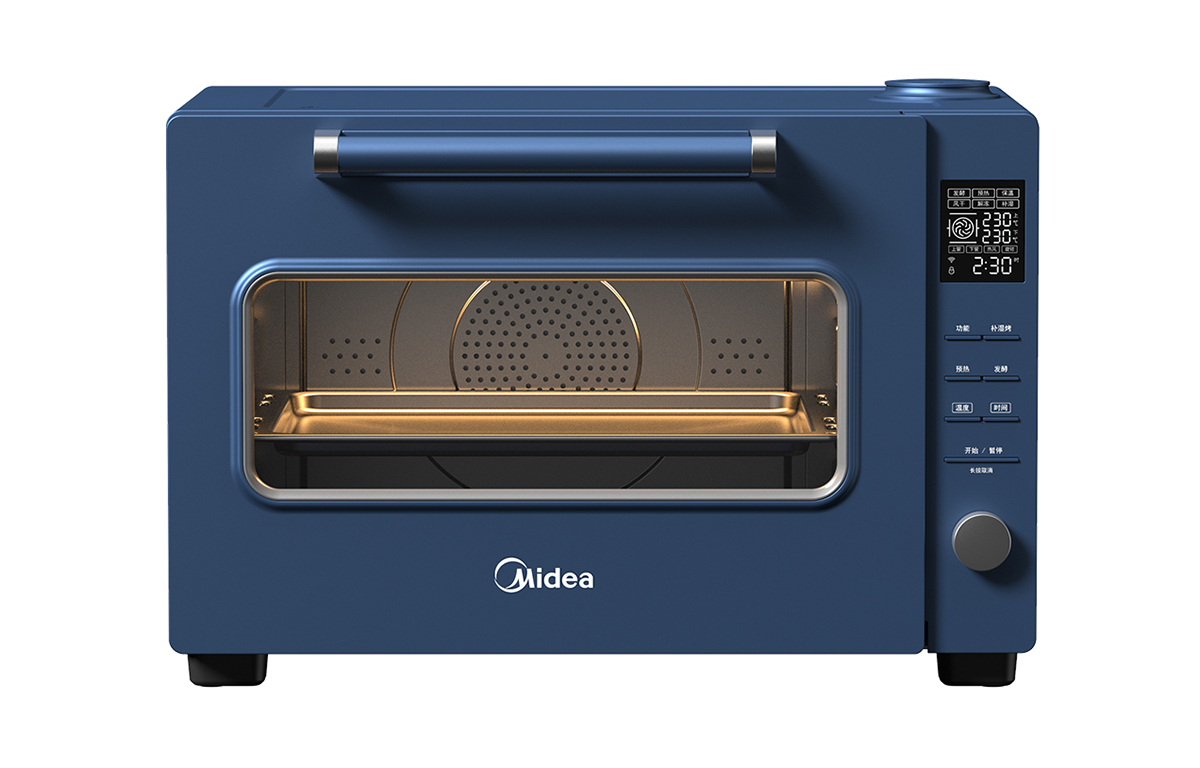 Midea Midea electric oven 40 liters professional baking upper and lower tubes independent temperature control rotary grill fermentation PT4011W