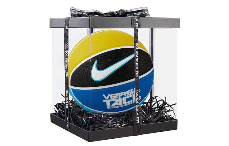 Nike Rubber Basketball Black Blue Yellow Size 7 Ball Training Unisex