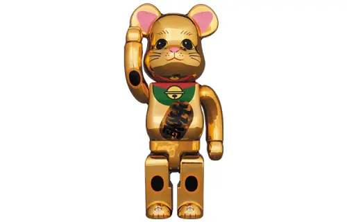 BE@RBRICK Fortune Cat Series, Golden Glow, Tens of Million Tags, Trends