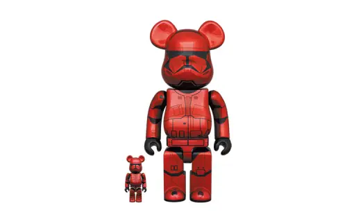 BE@RBRICK SITH TROOPER TM CHROME Ver. Star Wars Sith Trooper Chrome 100%+400% Trendy Figure