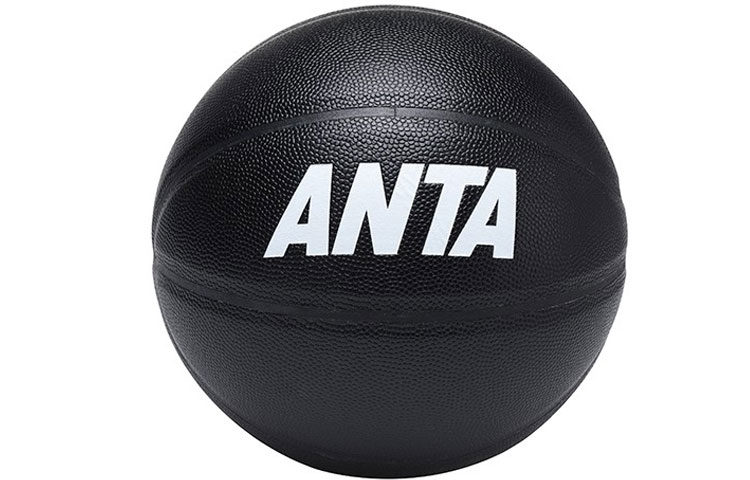 Anta Variety Training Collection Pu Basketball Abrasion Resistant Black Size 7 Training Competition Unisex