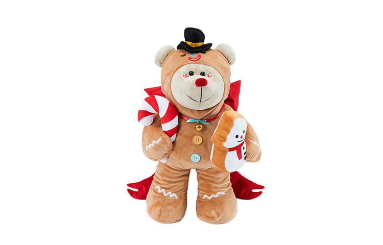 Starbucks Starbucks 2021 Рождественский пряничный человечек Теплый мишка в форме человечка коричневый кукла плюшевые Кукла