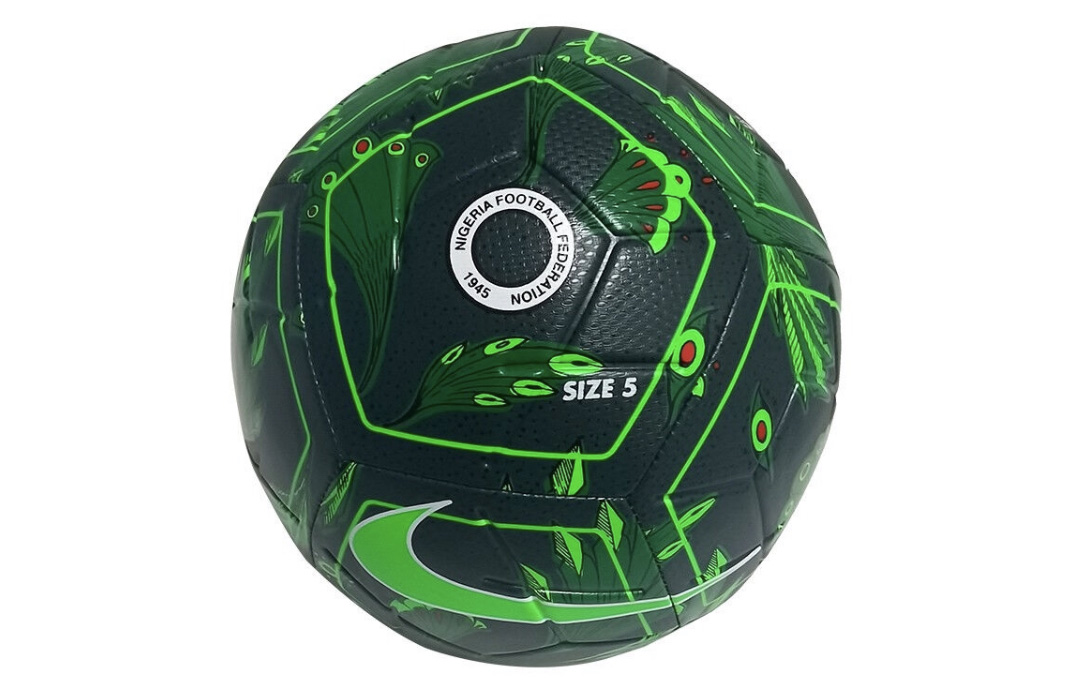 Nike Size 5 Ball Soccer Ball Rubber Machine Stitched Soccer Ball Unisex Seaweed Green
