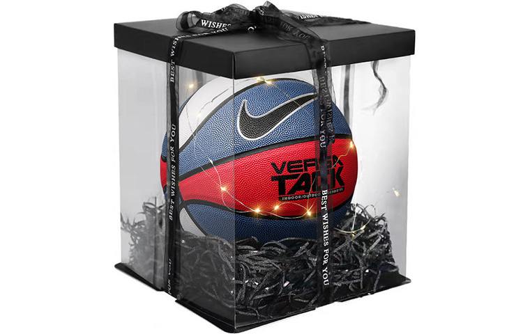 Nike Pu Basketball Blue White Red Size 7 Training Unisex