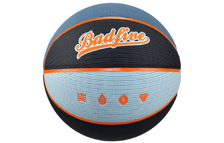 Li Ning Pu Basketball Blue Black Size 7 Ball Training Unisex