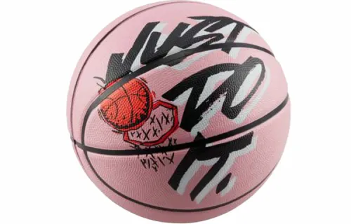 Nike National Bank Version PU Basketball Women's Print Pink No. 6 Training Game Women's Model
