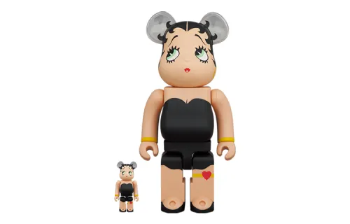 BE@RBRICK Movie Anime Betty Boop Miss Betty Black Trendy Doll