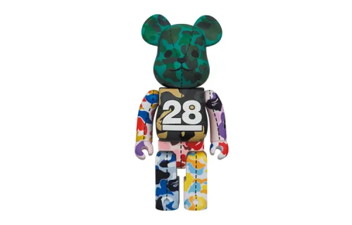 BE@RBRICK X BAPE(R) CAMO 28th Anniversary MULTI Color #4 Collection Color Trendy Dolls