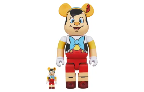 BE@RBRICK 1000%400%100% PINOCCHIO Movie Animation Pinocchio Cool Trendy Doll
