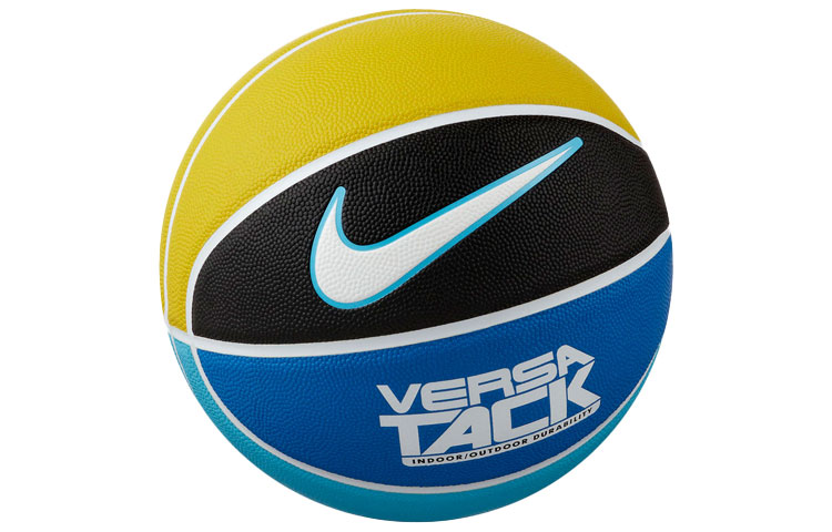 Nike Rubber Basketball Black Blue Yellow Size 7 Ball Training Unisex