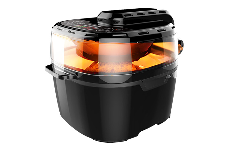 Liren air fryer third generation 10 liter large capacity fume-free multifunctional electric fryer KZ-D1001