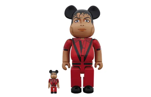 BE@RBRICK MJ Michael Jackson red jacket 100%+400%/1000% cute trendy doll 7cm/28cm/70cm