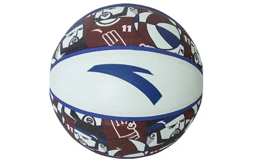Anta KT6 PU basketball, durable, good feel, comic pattern design, wear-resistant, red, blue and white, No. 7 ball game, same style for men and women