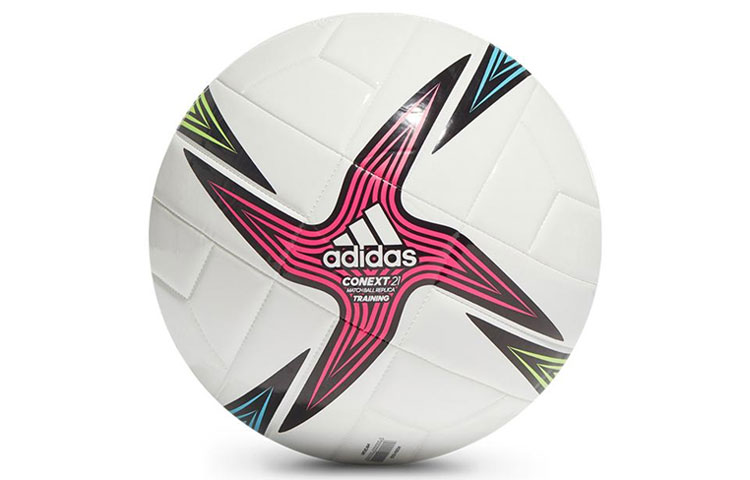 Adidas 4 Size 5 Soccer Ball Pu Machine Stitched Soccer Ball Unisex White Pink