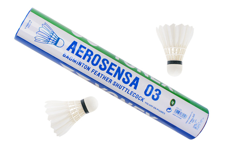 YONEX Aerosensa Collection AS 03 12 Pack Duck Feather Shuttlecocks