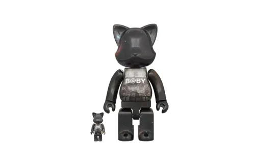 BE@RBRICK 400%100% NY@BRICK MY FIRST B@BY SPACE Ver. Star Cat Chiaki 11 Trendy Doll 6.5cm/26cm