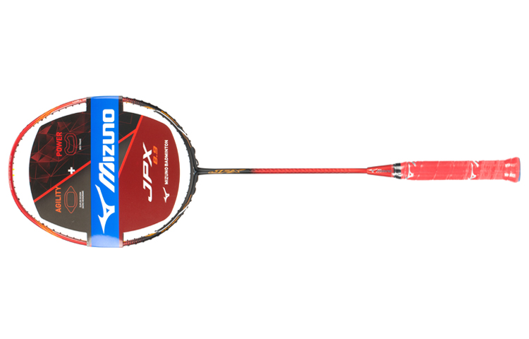 Mizuno Full Carbon Badminton Rackets Offensive Type Heavy Head, Stiff Shaft Professional Unisex Single Racket Black Red