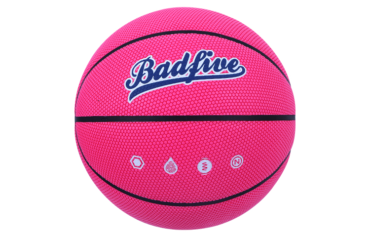 Li Ning Badfive Pu Basketball Pink Size 7 Training Unisex