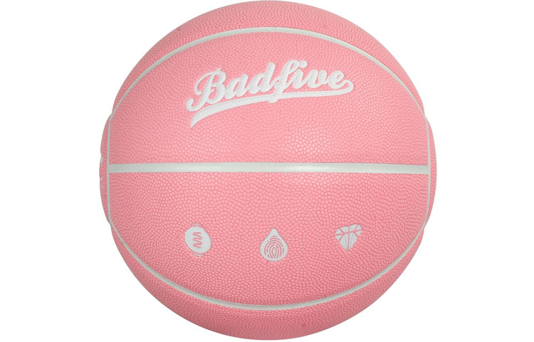 Li Ning Badfive Pu Basketball Pink Size 7 Training Unisex