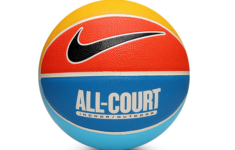 Nike China Mainland Version Pu Basketball Abrasion Resistant Blue Orange Size 7 Training Unisex