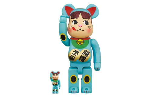 BE@RBRICK X Buerjia, lucky cat, lucky luminous, trendy doll
