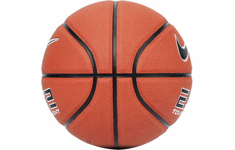 Nike Artificial Leather Basketball Red Orange Size 7 Training