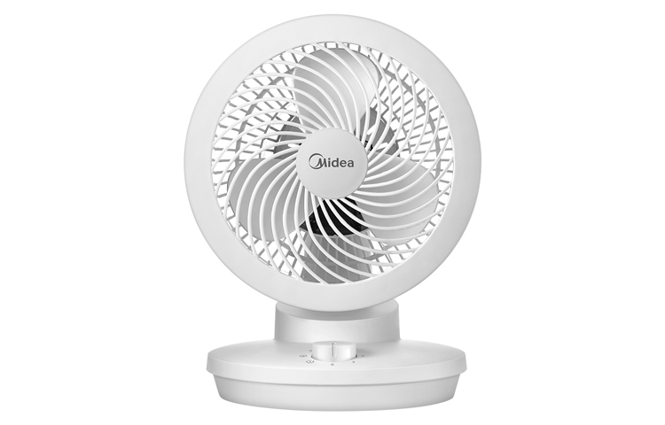 Midea desktop electric fan, 6 meters air supply, three speeds, low noise reduction GAD18MA