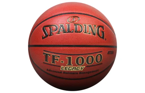 SPALDING Spalding TF Series 74-716A Microfiber Leather Basketball TF-1000 Legacy Hygroscopic PU Professional Brick Color No. 7 Training and Competition Same Style for Men and Women National Bank Version