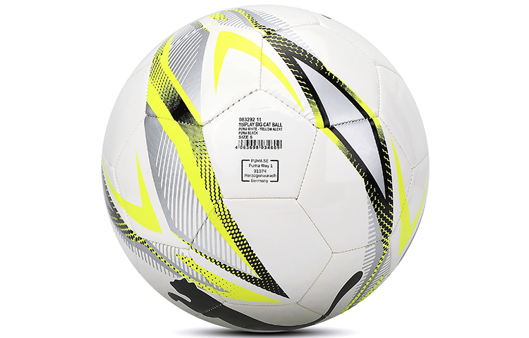 PUMA Size 5 Soccer Ball Pu Machine Stitched Soccer Ball Unisex White