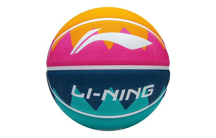 Li Ning China Mainland Version Rubber Basketball Slip Resistant Abrasion Resistant Size 7 Training Unisex