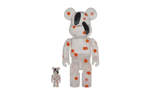 BE@RBRICK X SR_A A-COLD-WALL ACW trendy doll white and transparent