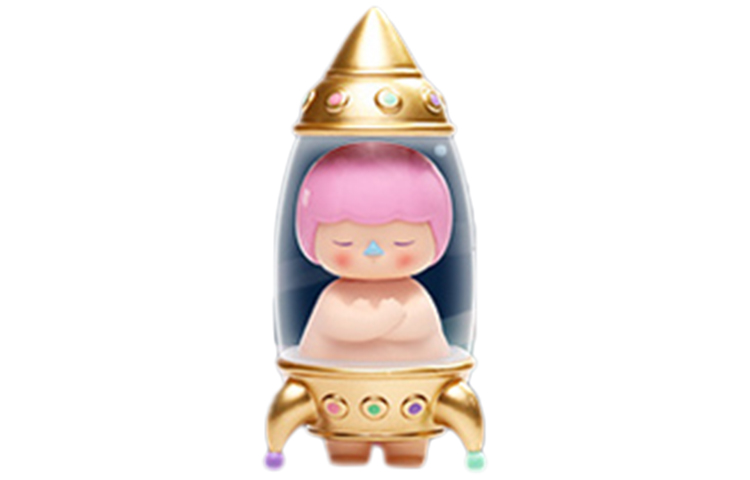 POP MART Pucky Hidden Style-Space Baby Blind Box Type Single Blind Box Confirmed Style Unboxing and Unpacking