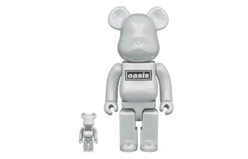 BE@RBRICK Celebrity band OASIS Oasis band white trendy doll 7cm, 28cm, 70cm