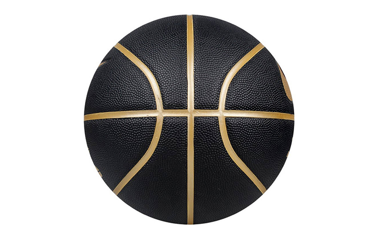 Nike Rubber Basketball Black Gold Size 7 Training Unisex