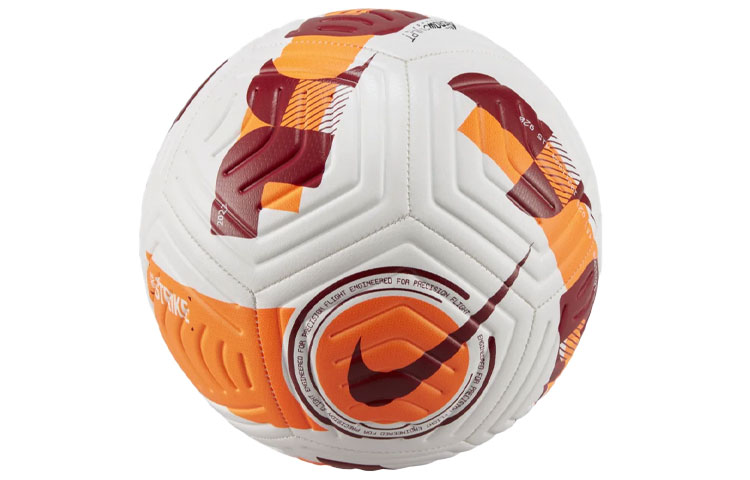 Nike Size 5 Ball Soccer Ball Rubber Machine Stitched Soccer Ball Unisex Dutch Orange