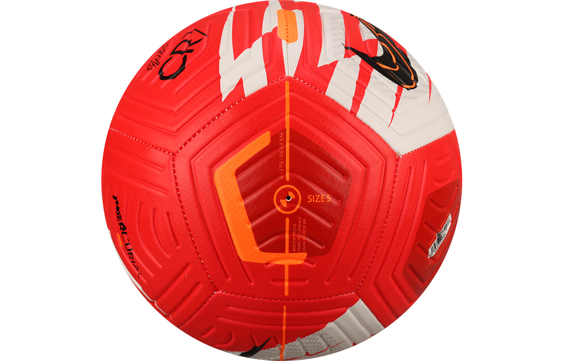 Nike Size 4 5 Size Soccer Ball Rubber Machine Stitched Soccer Ball Unisex Red