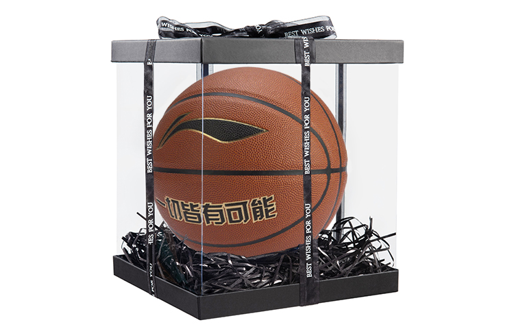 Li Ning Professional Competition Collection Pu Basketball Brown Yellow Size 7 Training Unisex