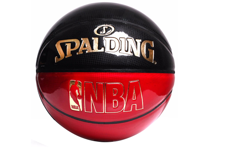SPALDING Pu Basketball Red Black Size 7 Ball Training Unisex