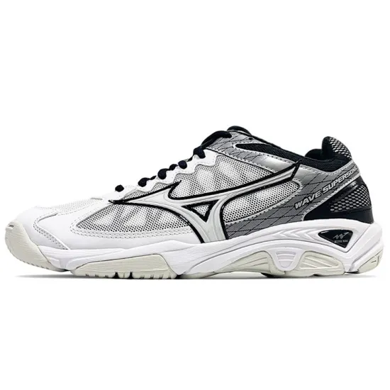 Mizuno Training Shoes Unisex Low Top White Gray Silver