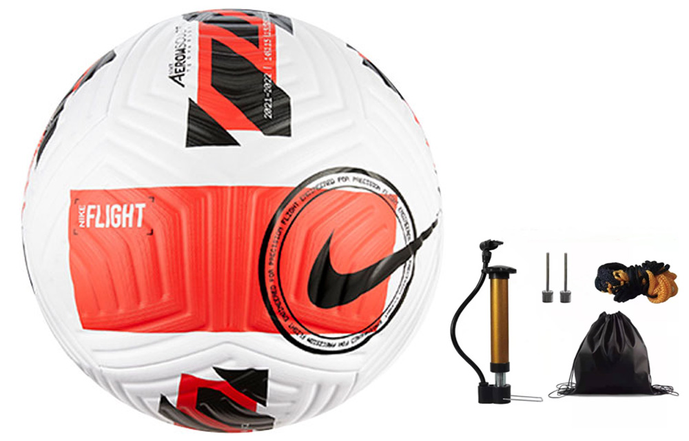 Nike Size 5 Ball Soccer Ball Pu Seamless Thermal bonding Unisex White