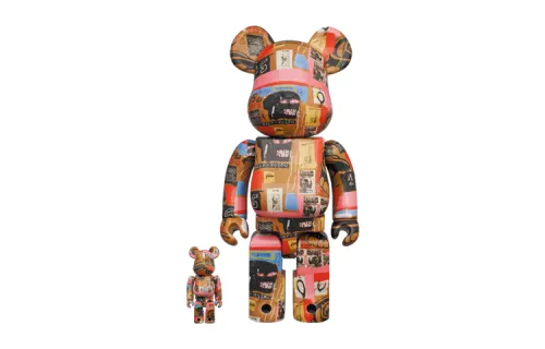BE@RBRICK X JEAN-MICHEL BASQUIAT Andy Warhol x Andy Warhol Art Series #2 Trendy Dolls 7cm,28cm,70cm