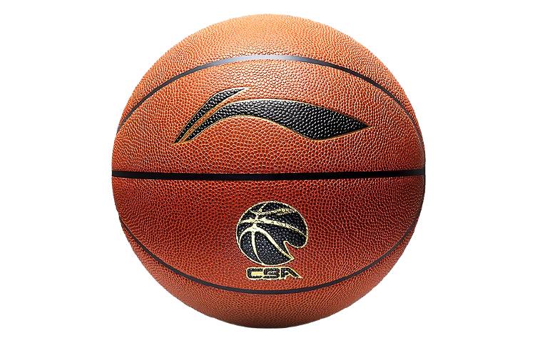 Li Ning CBA Collection Pu Basketball Brown Size 7 Ball Competition Unisex
