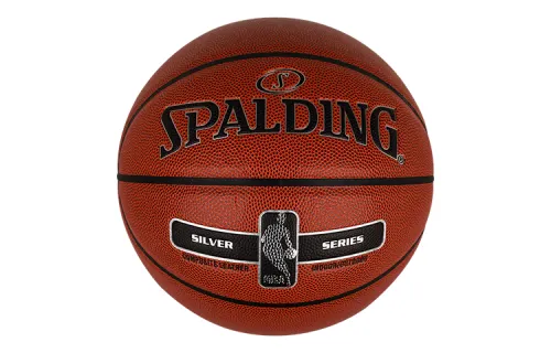 SPALDING Spalding PU basketball, good air tightness, soft and moisture-absorbent, high elasticity, reddish brown, size 7, same for men and women for training