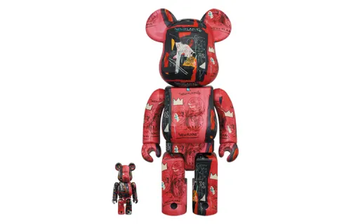 BE@RBRICK Andy Warhol x JEAN MICHEL BASQUIAT Andy Warhol Basquiat generation trendy doll