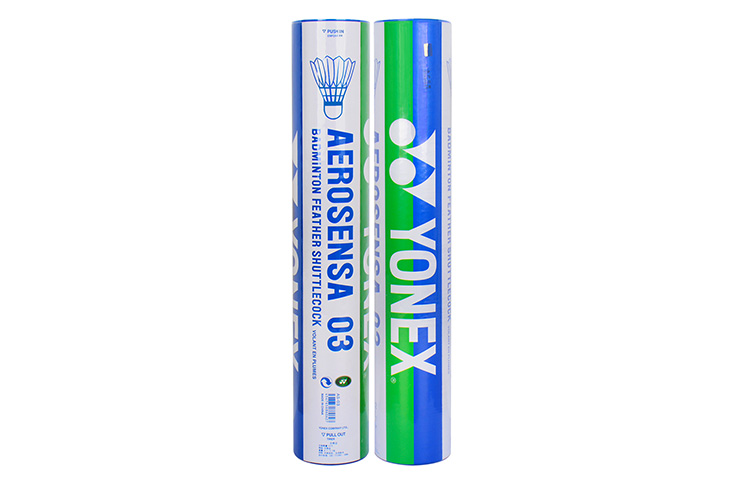 YONEX Aerosensa Collection AS 03 12 Pack Duck Feather Shuttlecocks