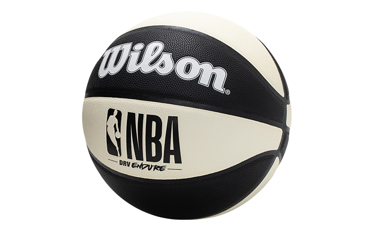 Wilson x NBA Pu Basketball Black White Size 7 Ball Training Unisex