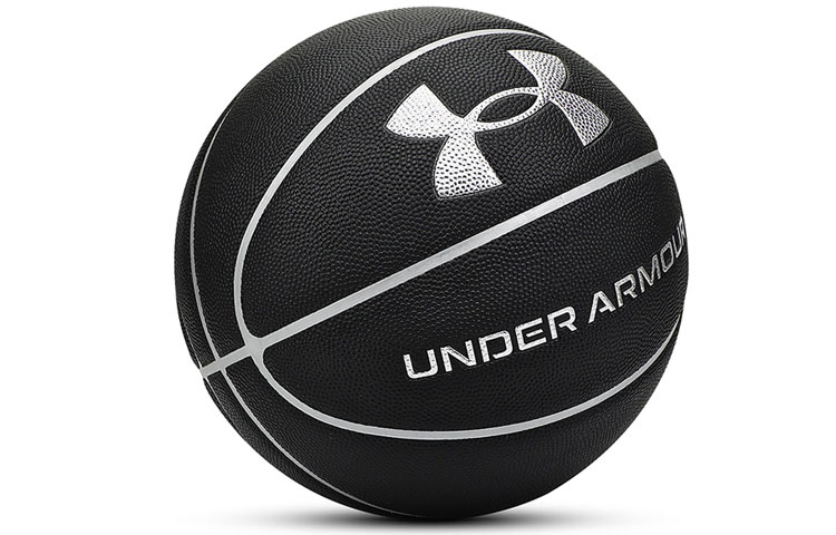 Under Armour Pu Basketball Black Silver Size 7 Ball Training Unisex